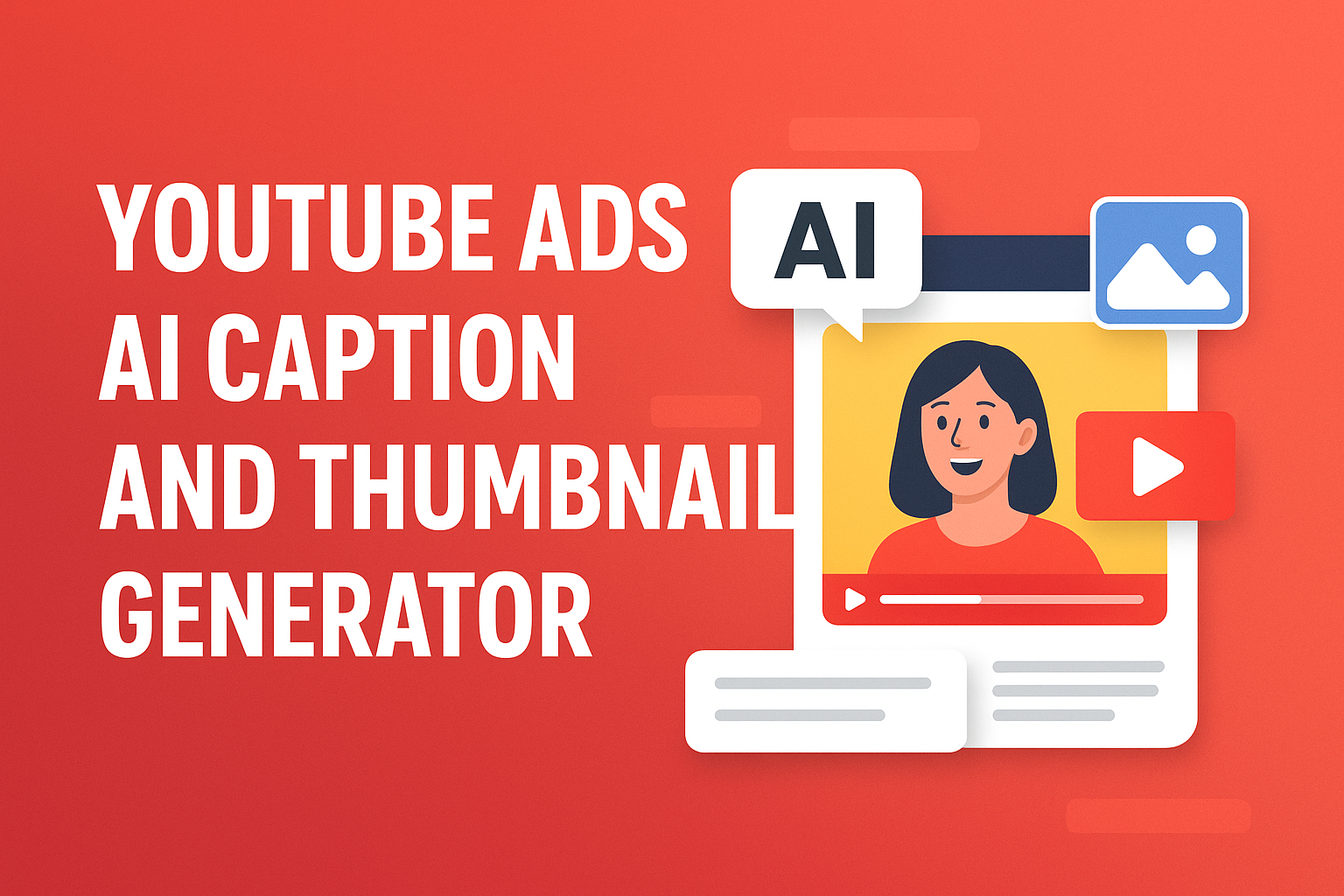 YouTube Ads AI Caption and Thumbnail Generator