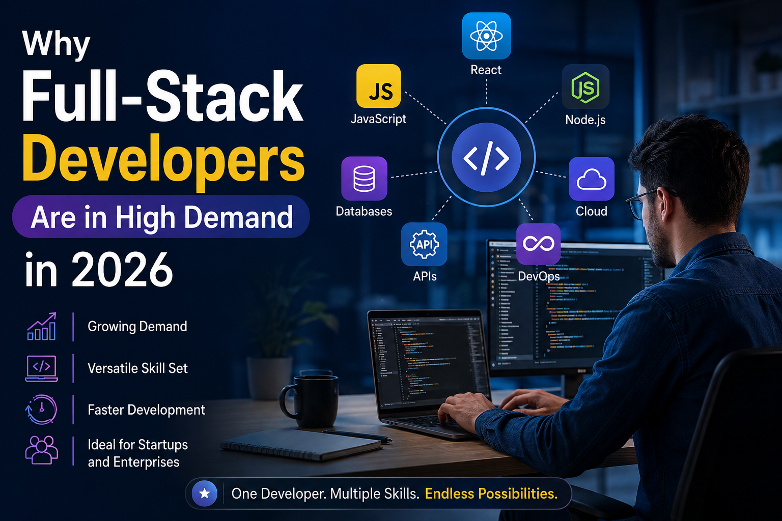 . Full-Stack Developers Are in High Demand
