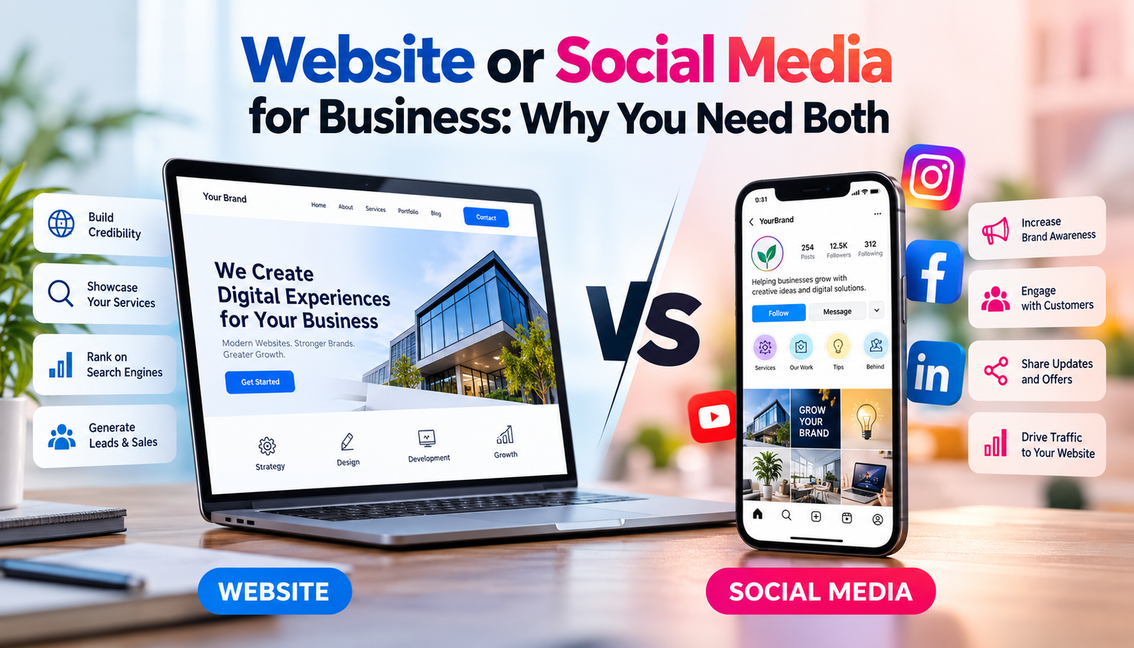 Website or Social Media for Business