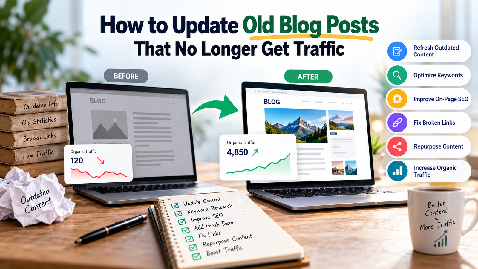 how to update old blog posts